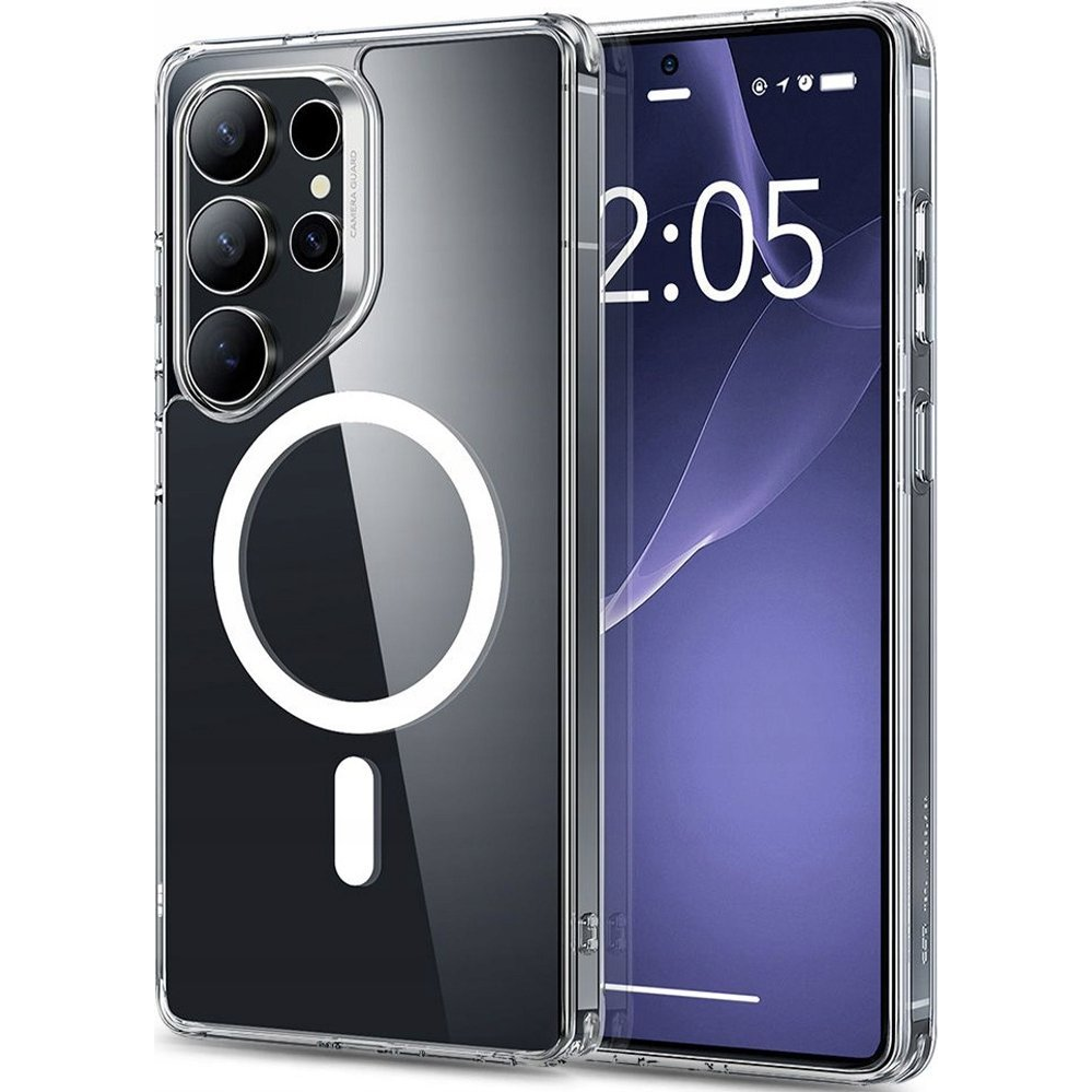 Samsung S25 Ultra Esr Ch Halolock Szilikon Telefonvédő Ütésállóság, Magsafe, Átlátszó (4894240253281)