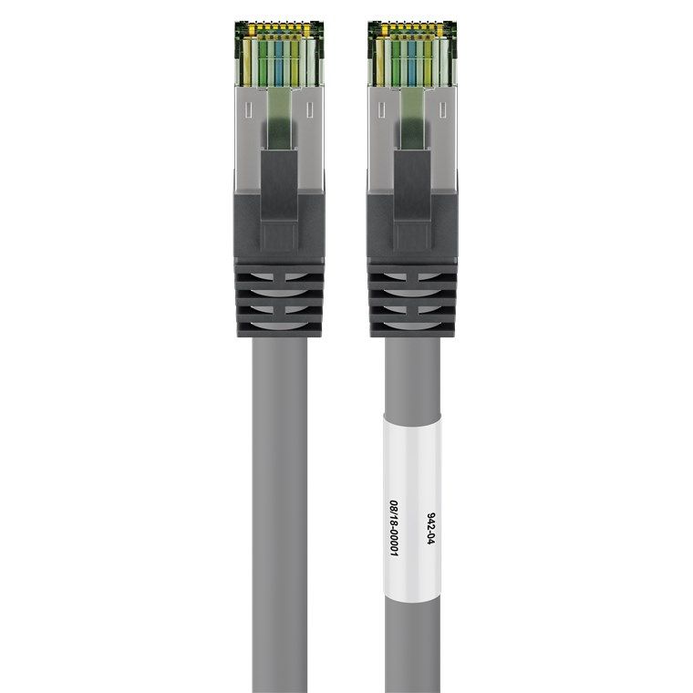 Goobay CAT 6A Patch kábel + nyers S/FTP CAT 8.1 kábel 20m - Szürke (55143)