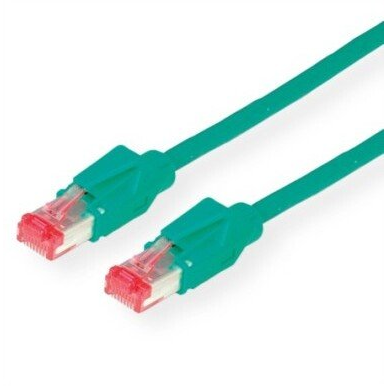 Draka Secomp UC400 S27 - Patch- Cable - RJ- 45 (M) - RJ- 45 (M) - 50 cm - FTP - CAT 6 - halogen free - green (21.05.6003)
