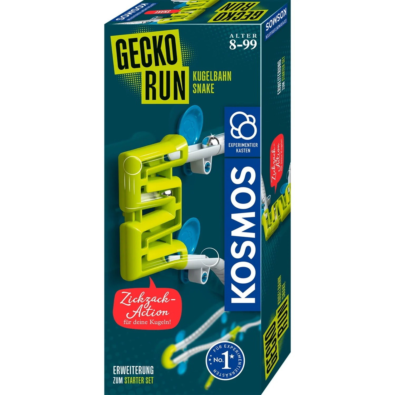 KOSMOS 621186 Gecko Run Speed Kick - Kreatív Golyópálya tevező készlet (621186)