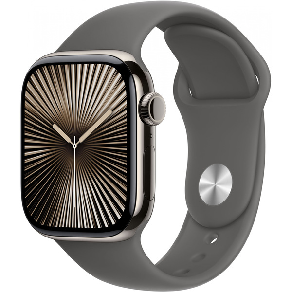 Apple Watch Series 10 GPS + Cellular 42 mm Titán Stone Grey M/L