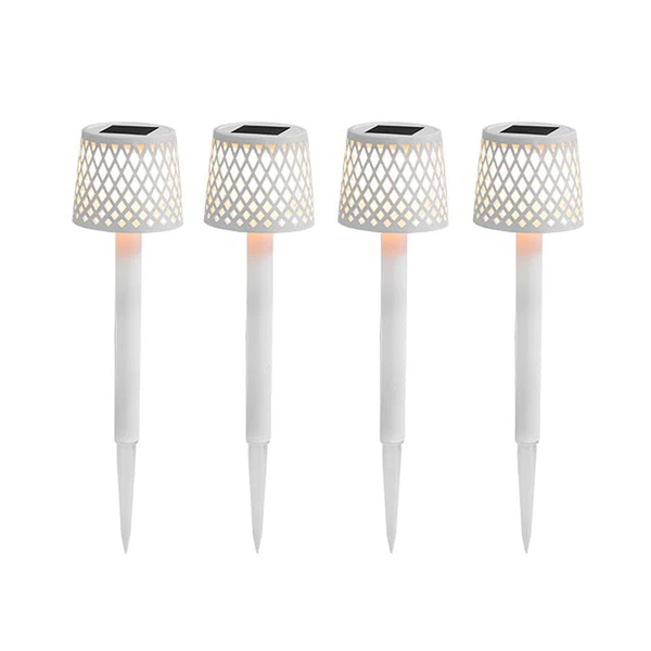 New Garden Gretita Napelemes leszúrható kerti lámpa - Fehér (4db)