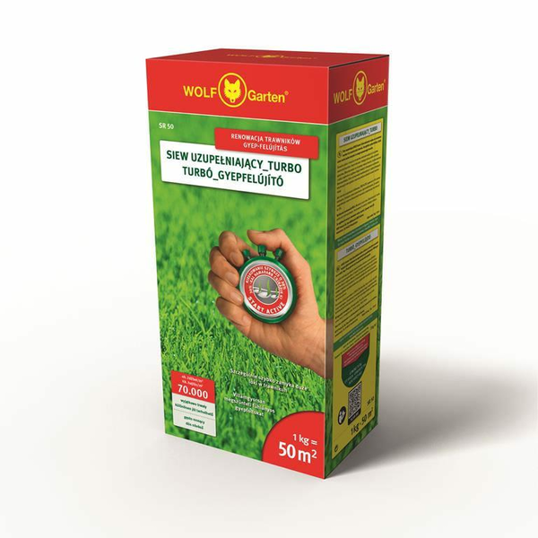 WOLF GARTEN COMPLEMENTARY GRASS TURBO REGENERATION 50 M2 SR 50 MARK. LOT DE073-343159M