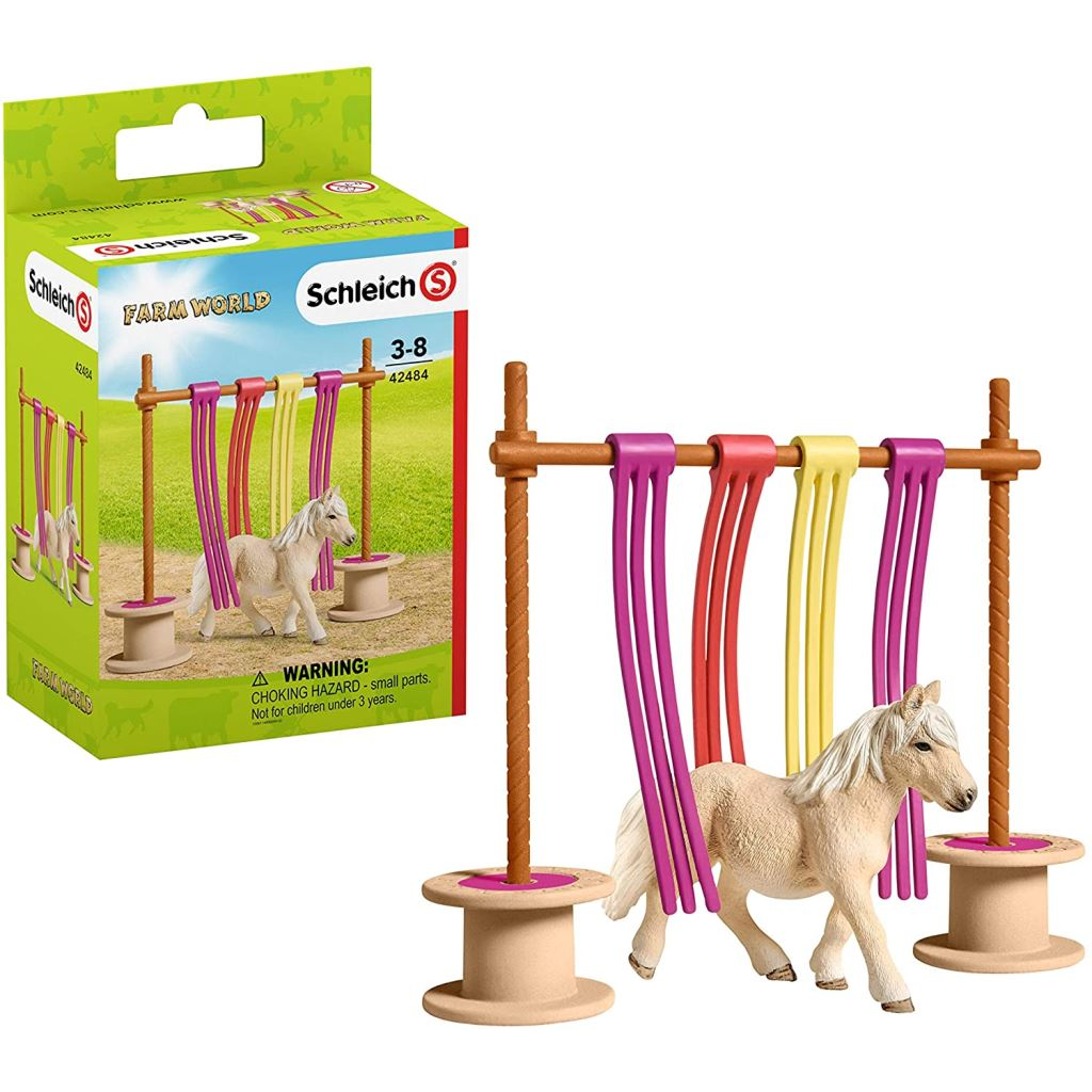 Schleich póni szalagfüggöny akadály (42484) (sch42484)