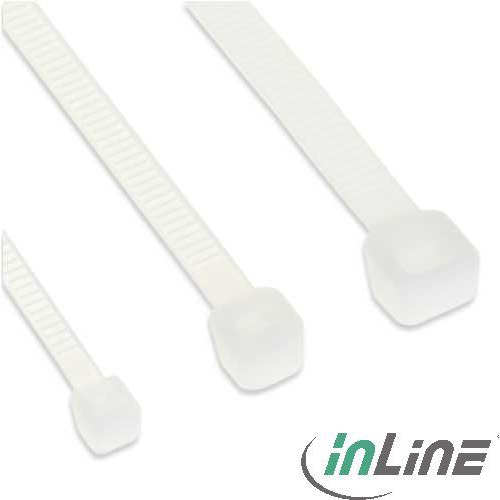 InLine 59964E kabelbinder Wit 100 stuk(s)