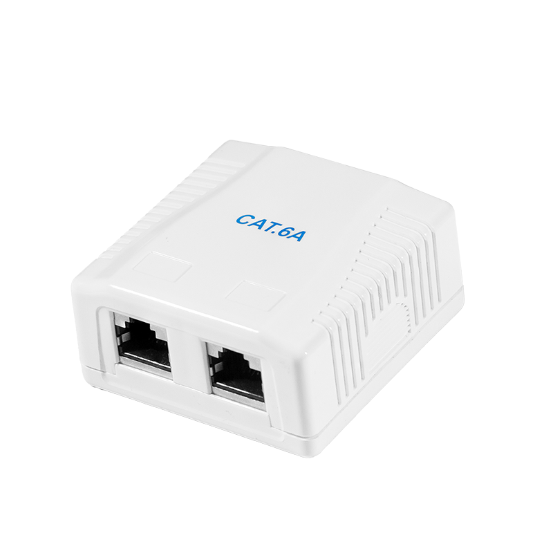 Logilink Cat.6A Felületre szerelt doboz 2 x RJ45, árnyékolt (NP0097) (NP0097)