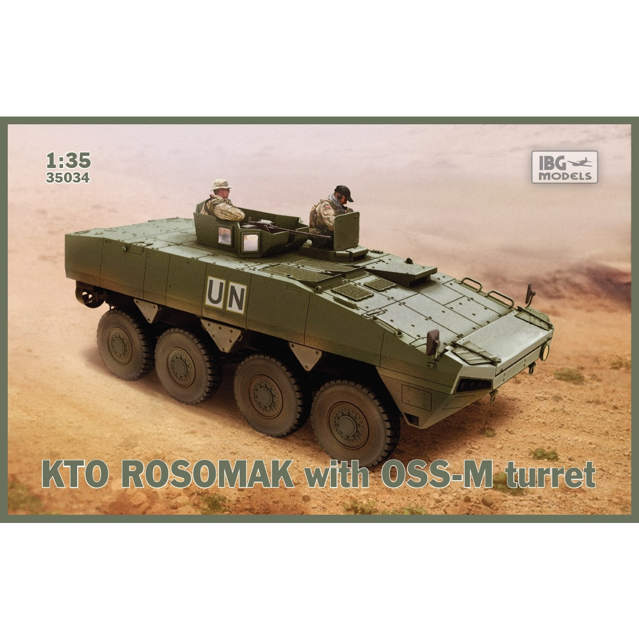 IBG Modells Rosomak Polish APC személyszállító jármű műanyag modell (1:35) (35034)