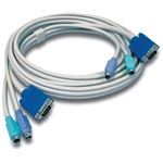 TRENDnet TK-C10 PS/2 VGA M/M KVM tkábel 3m szürke (TK-C10) (TK-C10)