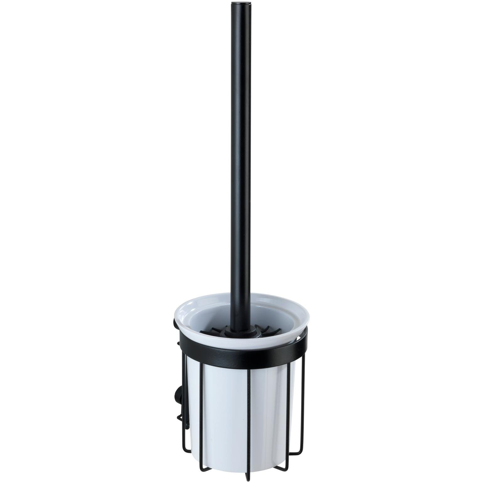 WENKO Classic Plus WC-kefe, fúrásmentes, fekete (z23886100)