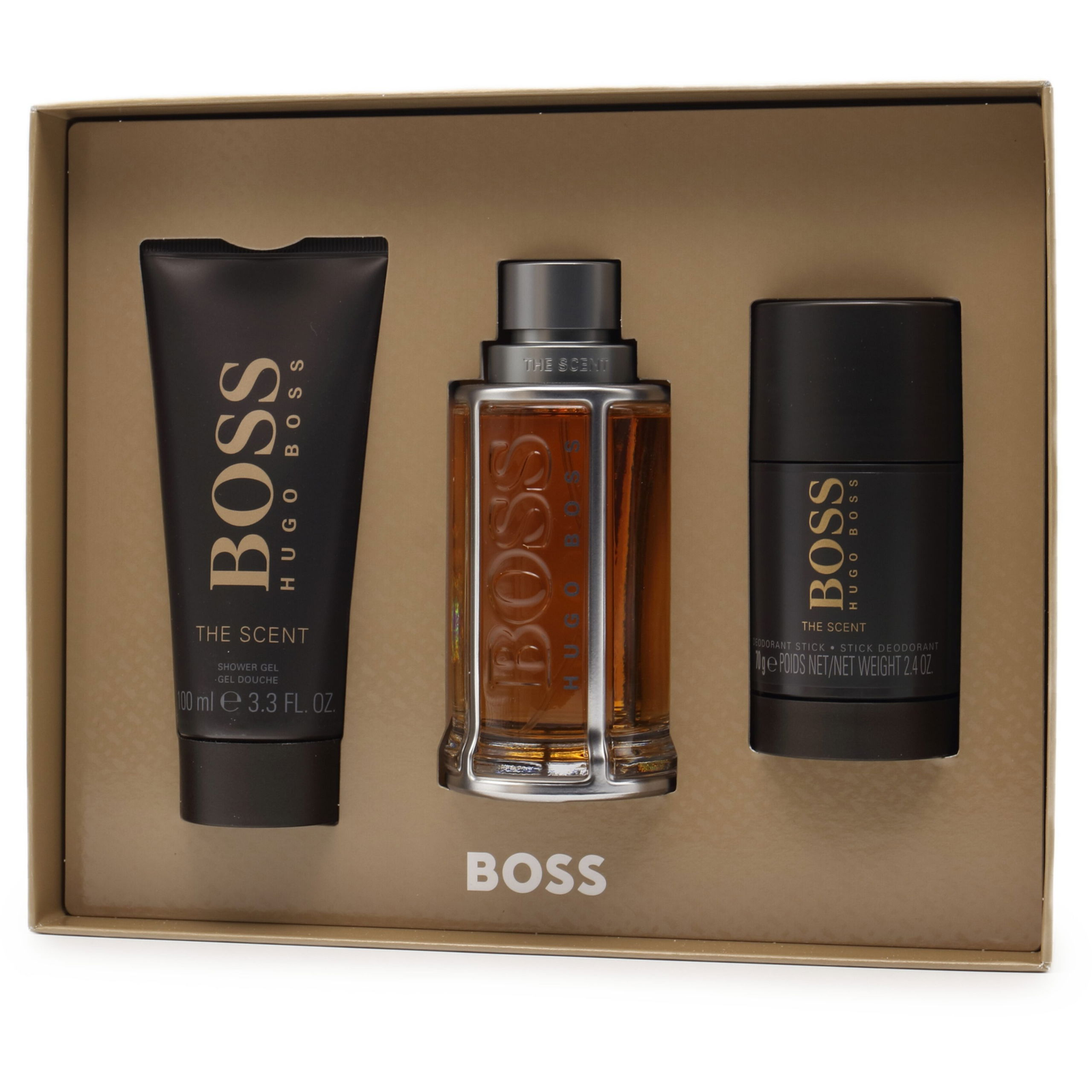 HUGO BOSS Boss The Scent EdT Set 275 ml (3616304957666)