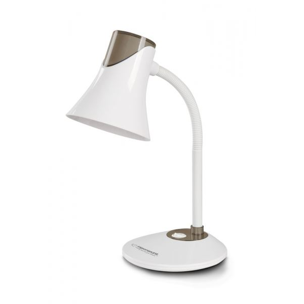 Stolní lampa Esperanza Polaris ELD111K bílo-černá, závit E27
