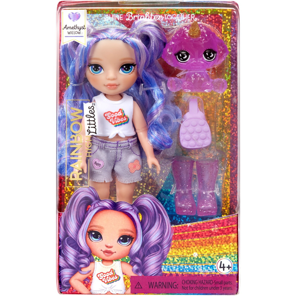 Rainbow High Littles Dolls- Amethyst (Purple)