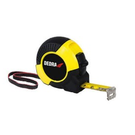 Dedra Miara zwijana 19mm/5m obudowa gumowa z zawieszką - M575P