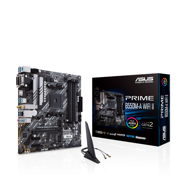 ASUS PRIME B550M-A WIFI II AMD B550 Socket AM4 micro ATX