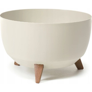 Lamela Doniczka 3 nóżki Misa Roma Kremowy H:26,5 47x47