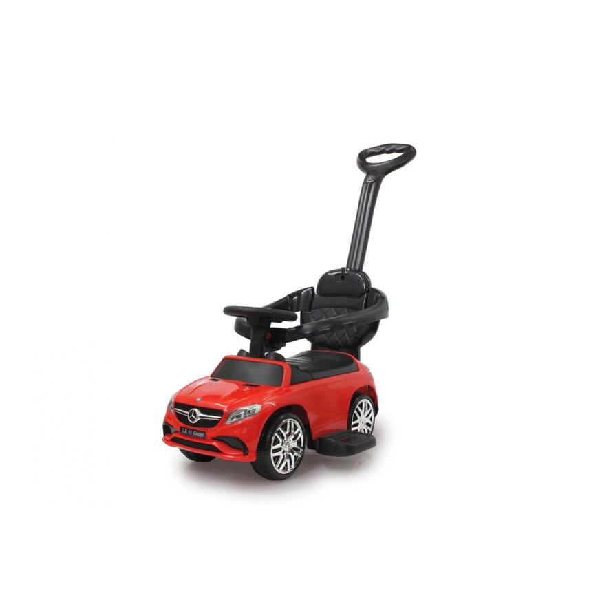 Jamara Mercedes-Benz AMG Zenélő Gyerek járgány tolórúddal - Piros (460451)