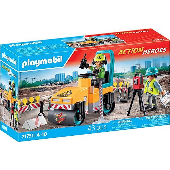 Playmobil 71751 Action Heroes - Útépítési terület (71751)