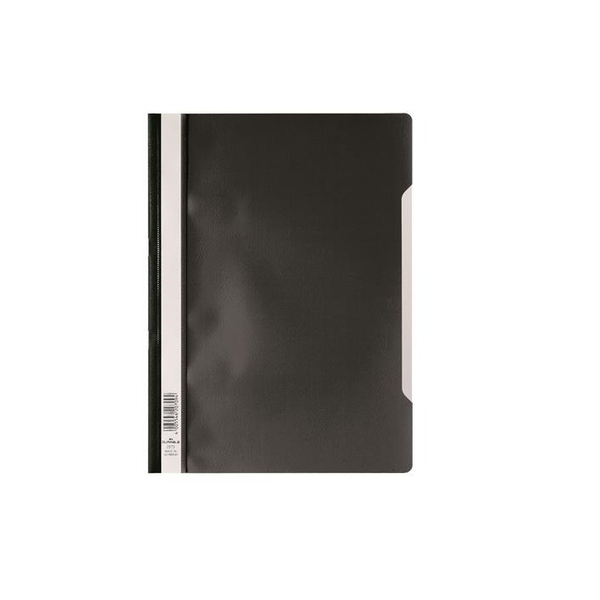DURABLE Sichthefter A4 Standard PP schwarz 50er Pck