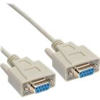 InLine 12225 cavo seriale Beige DB9