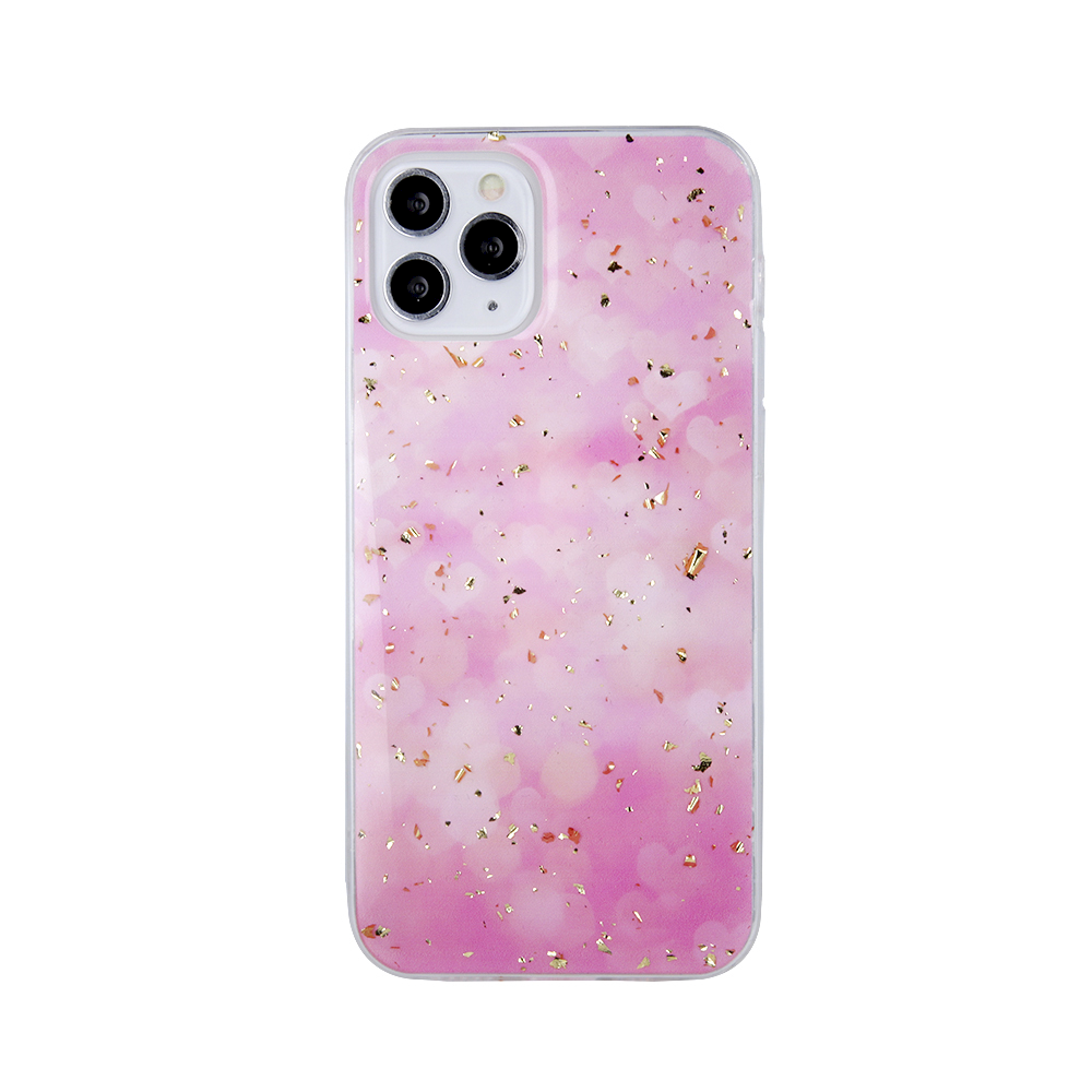 Fusion Gold Glam Samsung Galaxy A53 5G Szilikon Tok - Pink (FUS-GGP-A536)