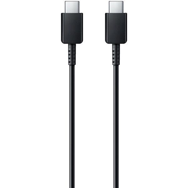 USB Type-C töltő- és adatkábel, USB Type-C, 100 cm, gyorstöltés, Samsung, fekete, gyári, 