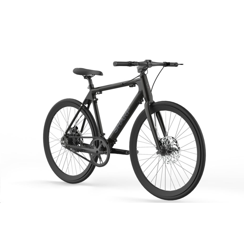 Sharp Hybrid e-Bike matt fekete (BK-RS08-EB) (BK-RS08-EB)