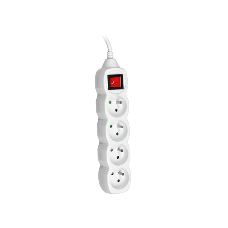 Tracer PowerWatch TRALIS44616 Elosztó 4 aljzatos 3m - Fehér (TRALIS44616)