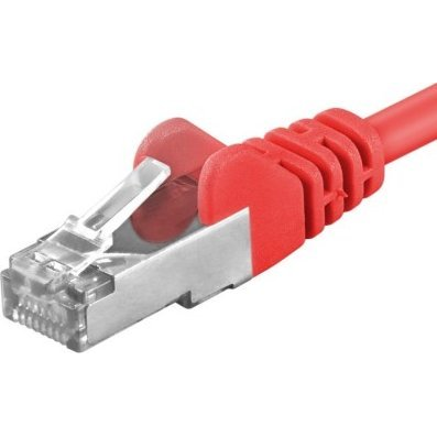 PREMIUMCORD UTP CAT6A Összekötő Piros 1.5m sp6asftp015R