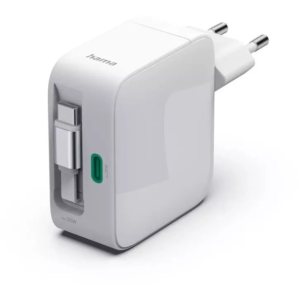 Hama 00201956 oplader til mobil enhed Universel Hvid Vekselstrøm Indendørs