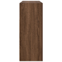 Oldalszekrény Barna tölgy Mérnöki fa 116 x 30 x 75 cm