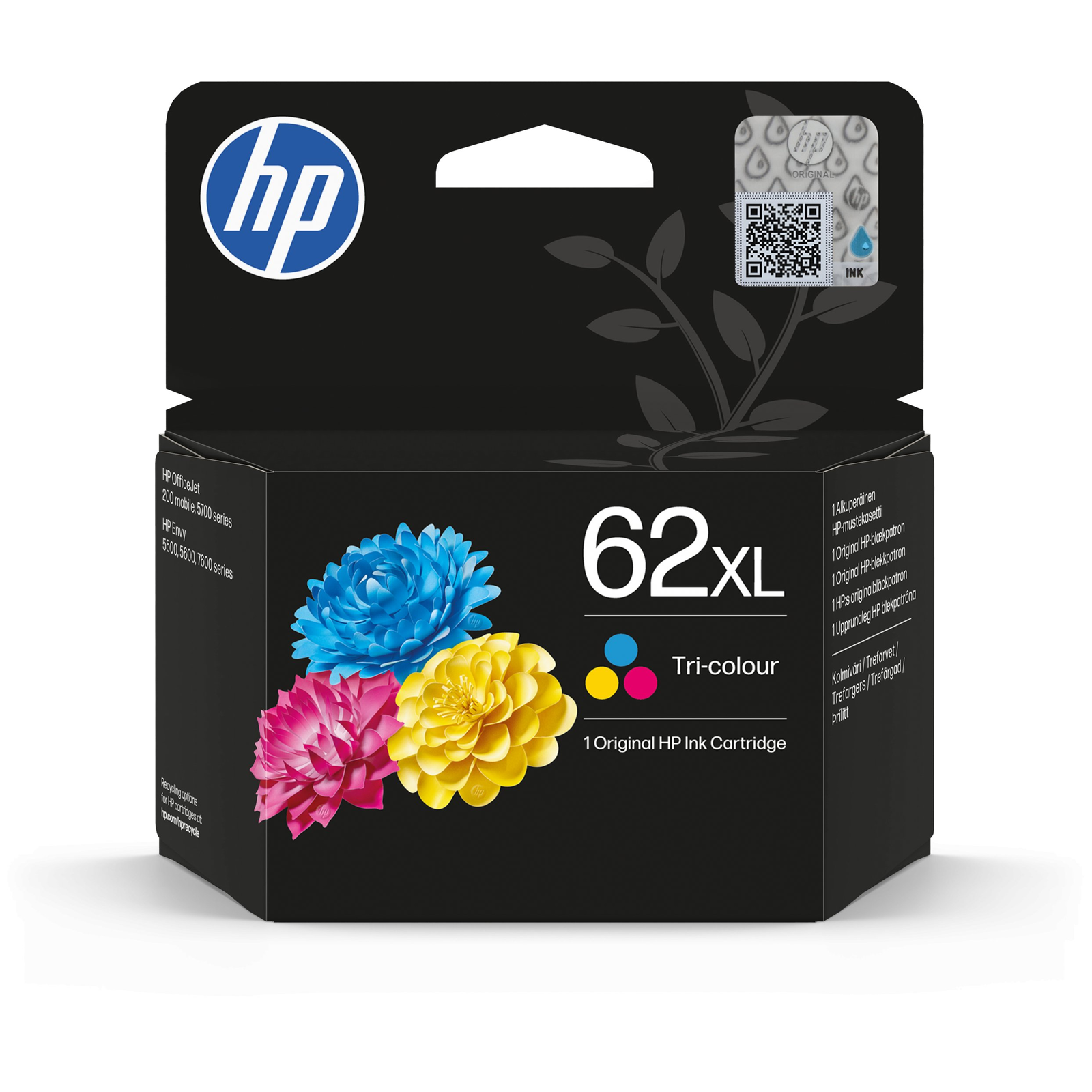 Мастилена касета HP 62XL, трицветна