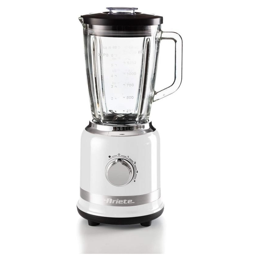 Ariete 00C058501AR0 turmixgép 1,5 L Asztali mixer 1000 W Rozsdamentes acél, Fehér (0585/01)