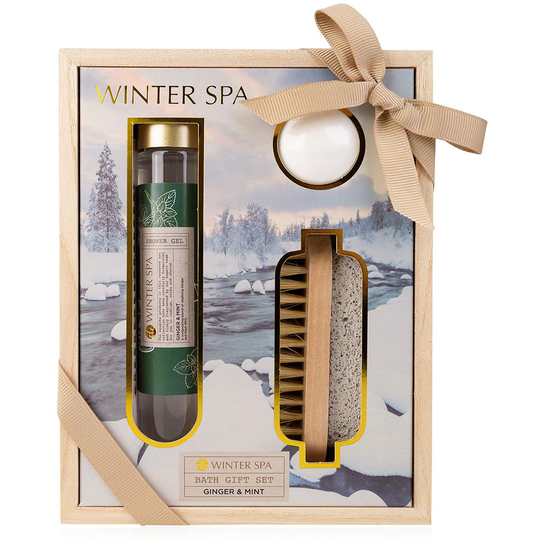 ACCENTRA Winter Spa fadobozban, körömkefével és habkővel, 60 ml (4015953719639)