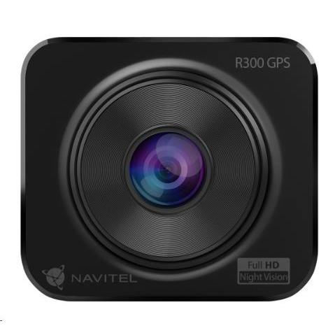 Камера за кола DVR Navitel R300, GPS, Нощно виждане, Дисплей 2.0", FHD запис + аудио, 140 градусова видимост, GPS, Сензор за движение
