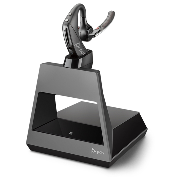 HP Poly Voyager 5200D Office Wireless Headset - Fekete