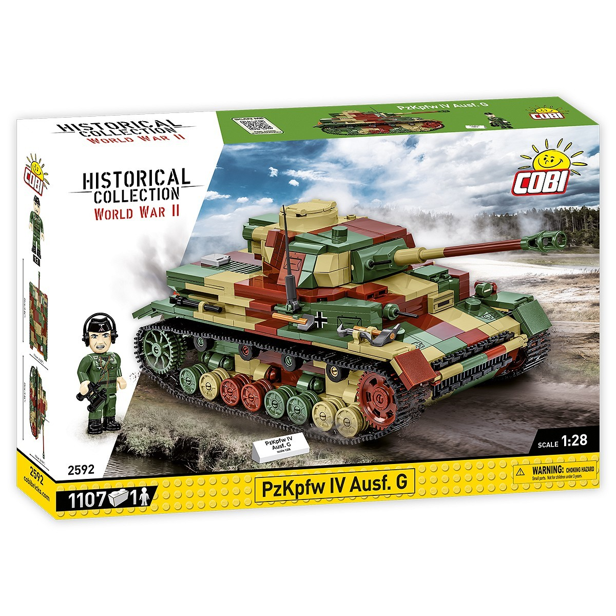 Cobi Panzer IV AUSF.G 1107 darabos építő készlet (COBI-2592)