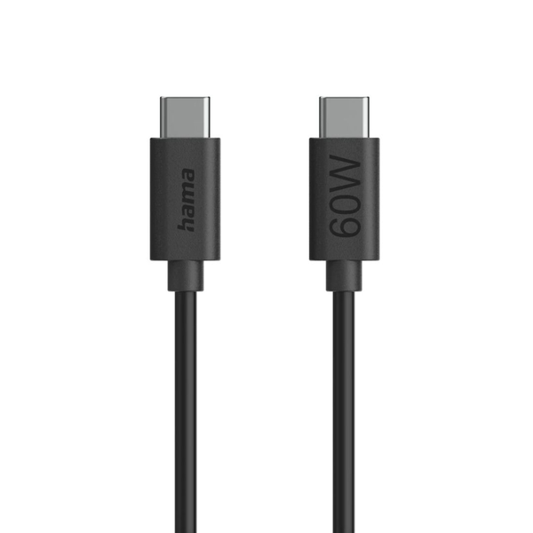 Hama 00086446 USB-kabel USB 2.0 1,2 m USB C 0,48 Gbit/s 60 W Zwart