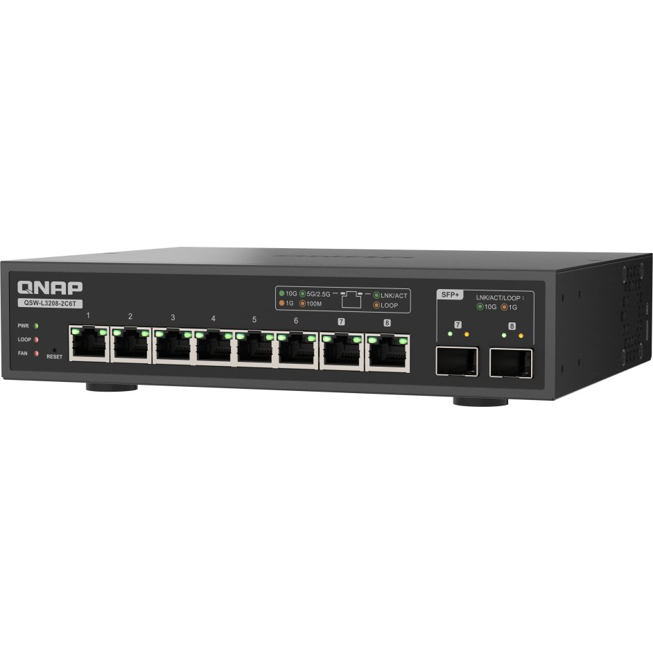 Мрежов суич QNAP QSW-L3208-2C6T