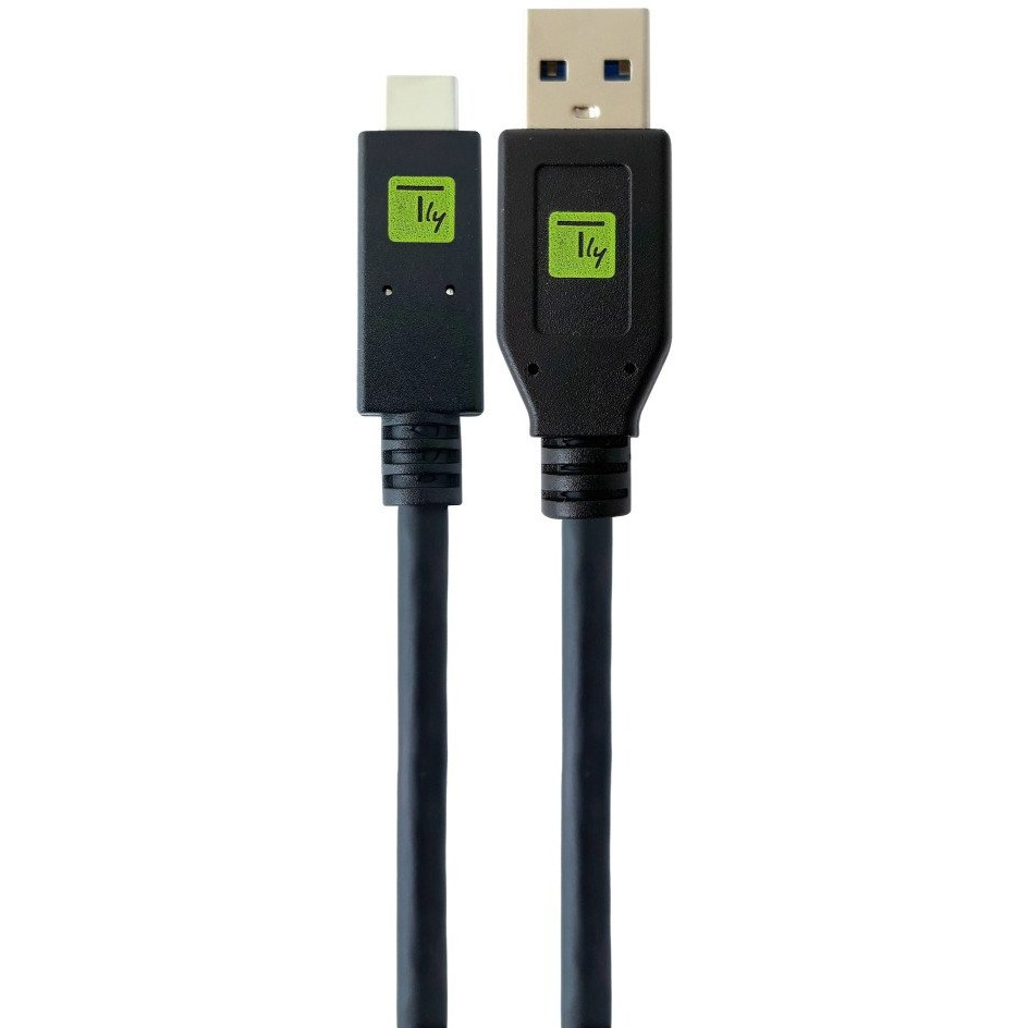 Techly ICOC MUSB31-CMAM20T USB kábel USB 3.2 Gen 1 (3.1 Gen 1) 2 m USB A USB C Čierna