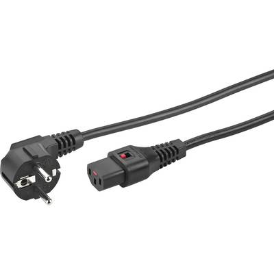 Monacor AAC-500IEC Hidegkészülékek Közvetlen tápkábel 5.00 m Fekete (05.0112)