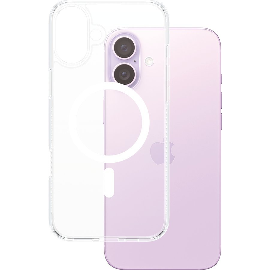 PanzerGlass PG HardC White MagSafe iPhone 16 6.7Inch telefontok Borító Átlátszó (1293)