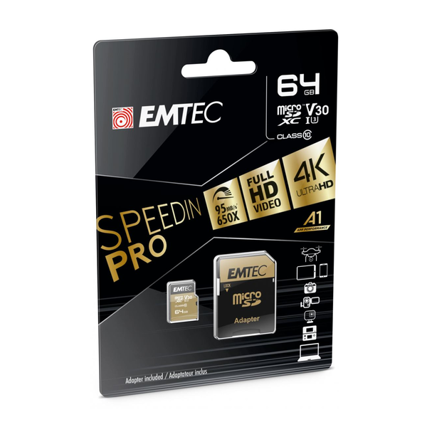 MicroSD karta Emtec ECMSDM64GXC10SP 64 GB