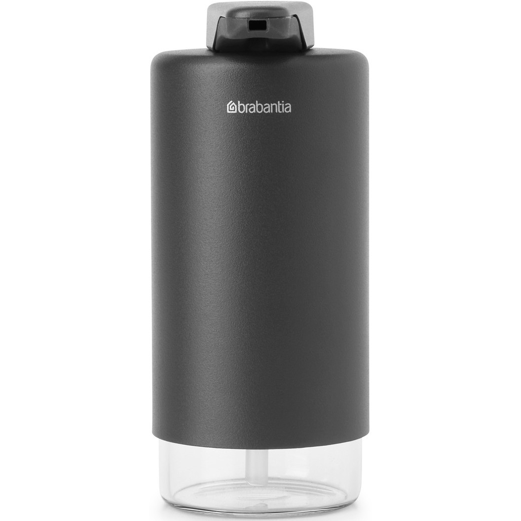 BRABANTIA SinkStyle Soap Dispenser konyhai szappanadagoló 200ml. r.m. acél burkolat. üveg tartály. határtalan szürke ásványi textúra - 227981