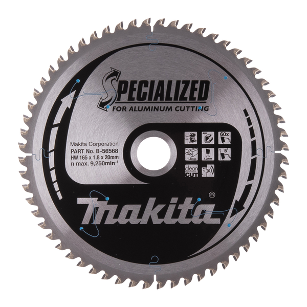 Makita SPECIALIZED Alumínium Körfűrészlap Ø 165mm 60 fog