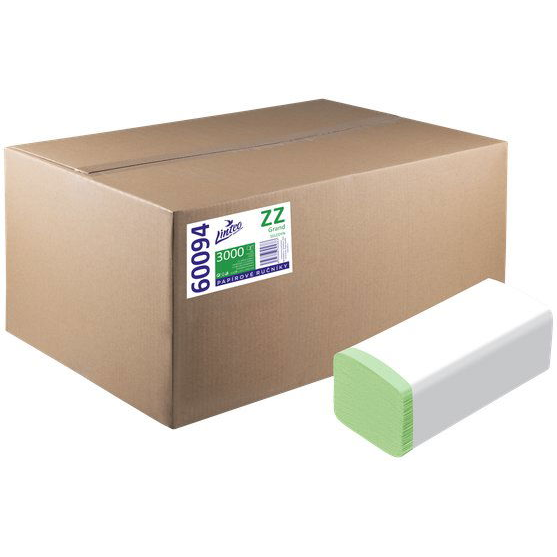 LINTEO ZZ Grand 3000 újrahasznosított, 20×150 db, zöld (8595686305683)