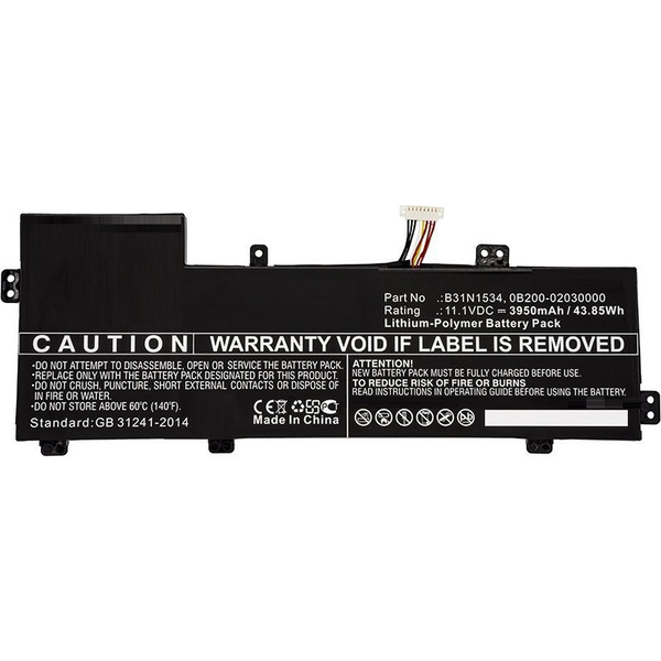 CoreParts MBXAS-BA0172 laptop reserve-onderdeel Batterij/Accu