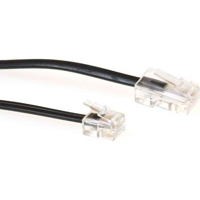 ACT RJ11 - RJ45 2.0m 2 m Negro