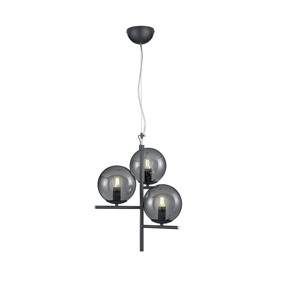 Trio 302000342 Pure 28W antracit függesztett lámpatest (t302000342)
