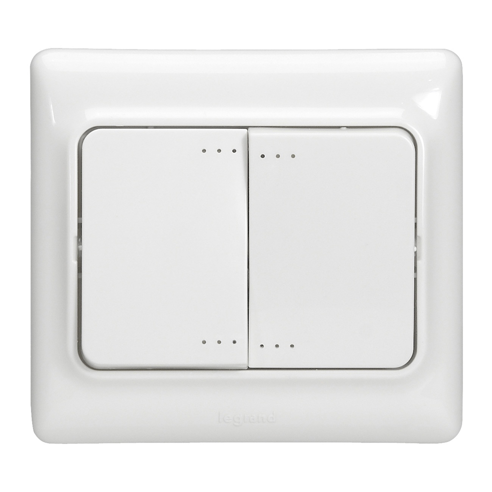 Legrand 782102 Kaptika csillárkapcsoló komplett - Fehér (782102)