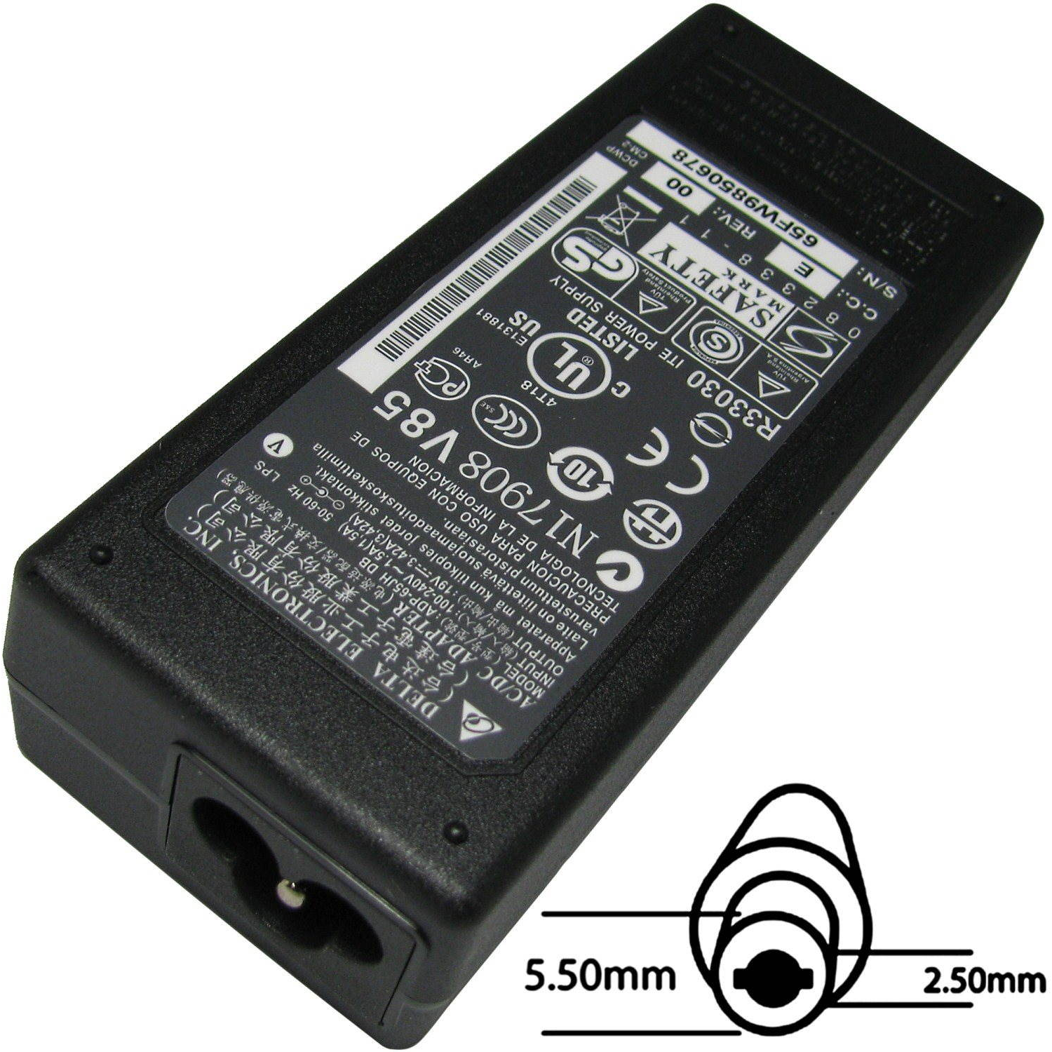 ASUS 65W orig. 19V, 5.5x2.5 (77011021)
